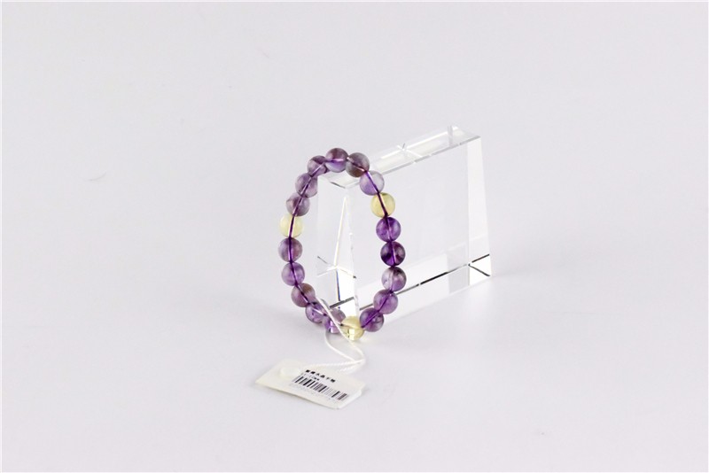 东盟- 紫黄水晶手链 
